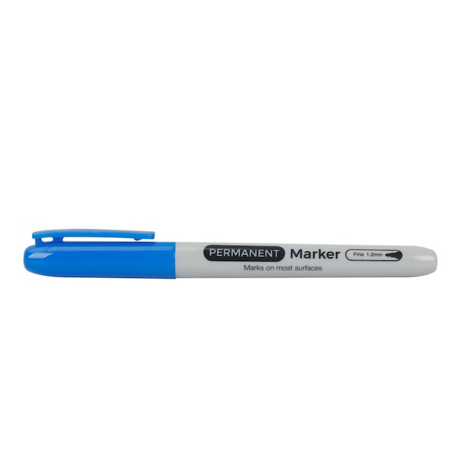 RONA Permanent Marker with 1.2-mm Fine Tip - Blue