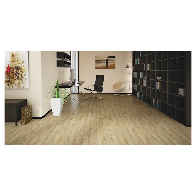 Uberhaus Vinyl Floor Planks Oak 7 5 Mm 15 3 Ft² 8 Box Bbl909 Vinyl Floor Planks Oak 7 5 Mm 15 3 Ft² 8 Box