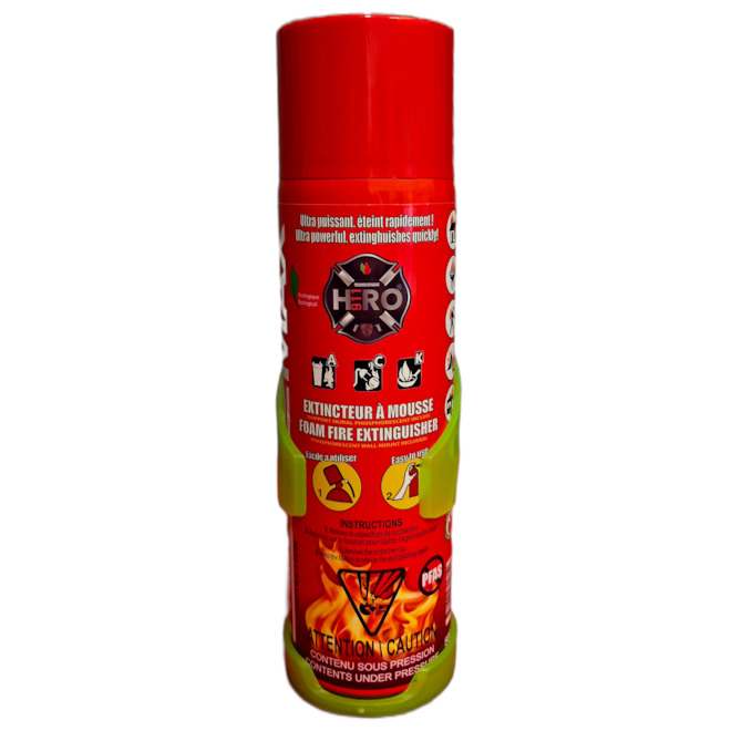 Reinoldmax HERO 911 Foam Fire Extinguisher - 500-mL
