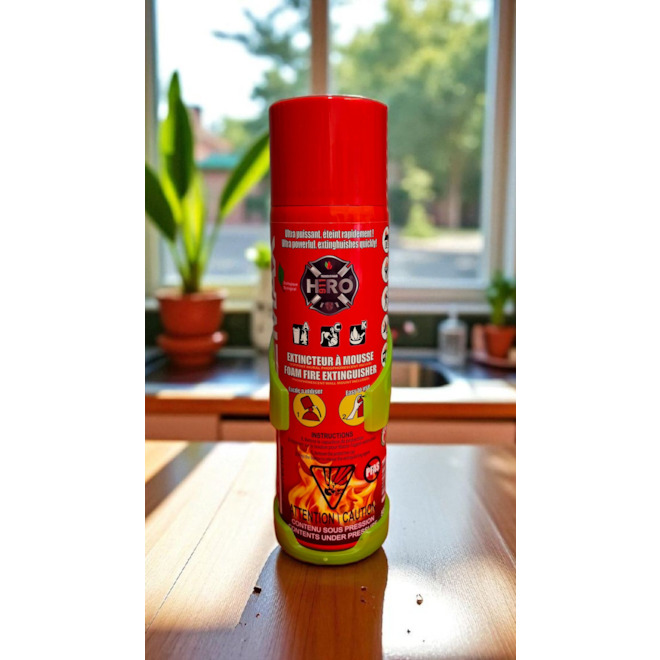 Reinoldmax HERO 911 Foam Fire Extinguisher - 500-mL