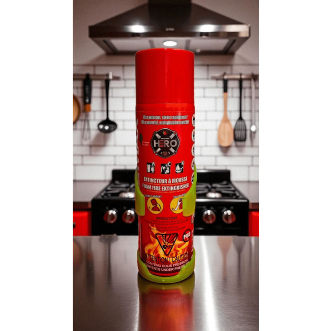 Reinoldmax HERO 911 Foam Fire Extinguisher - 500-mL