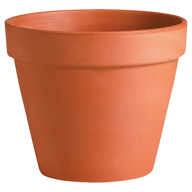 Jardinière terracotta en céramique Deroma, 8.3 x 6.93 po