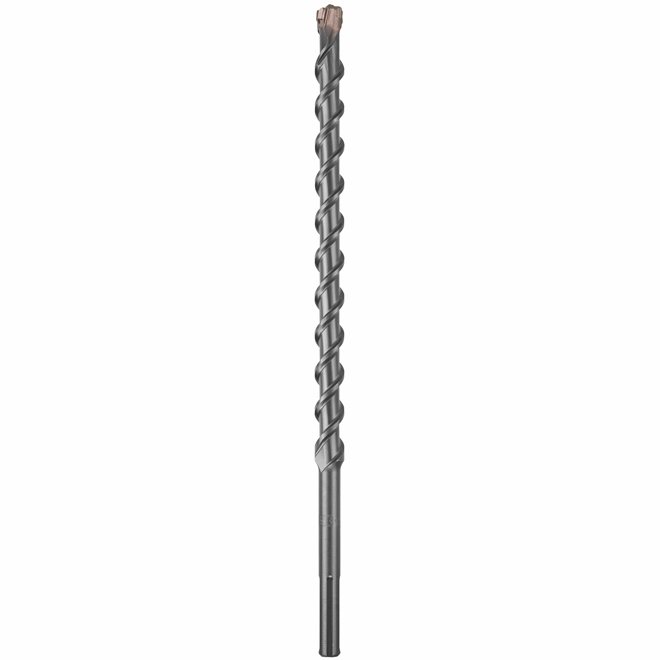 Bosch Concrete Drill Bit SDS Max High Carbon Tip 21 in L x 1 in Dia