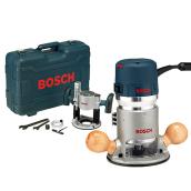 Bosch 2.25-HP Combination Plunge and Fixed-Base Corded Router - 12-Amp Motor - Double Insulated - Adjustable Speed Dial