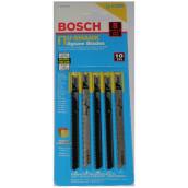 Bosch U-Shank Jigsaw Blades - Reverse Pitch - 10 TPI - High-Carbon Steel - 5 Per Pack - 3 5/8 in L