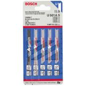 Bosch Jigsaw Blade Kit - U-Shank - Bi-Metal - Set of 5