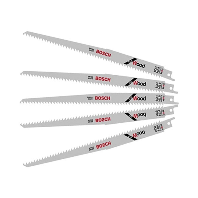 Bosch High Carbon Steel Reciprocating Wood Saw Blades - 12-in L - 6 TPI - 5  Per Pack