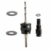 Bosch 2-Piece Hole Enlarger Kit - Quick Change Adaptor - Washer - High Speed Steel