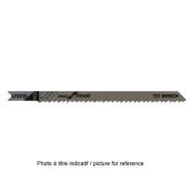 Bosch U-Shank Wood Cutting Jigsaw Blades - 3 5/8-in L x 1/32-in T - 8-TPI - High-Carbon Steel - 5 Per Pack