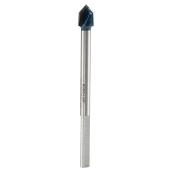 Bosch Glass and Tile Drill Bit - 3/8-in Dia x 4-in L - 3-Flat Shank - Carbide-Tipped