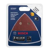 Papier abrasif triangulaires pour outil rotatif, pqt de 6