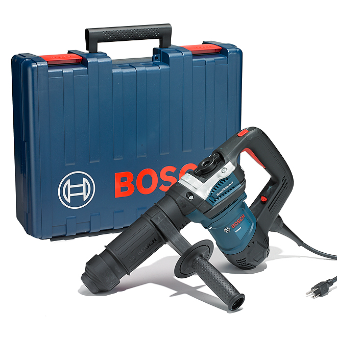 Bosch Corded Demolition Hammer - 10-Amp Motor - 2800 BPM - 360° Rotating Auxiliary Handle