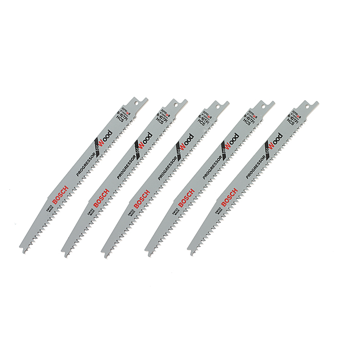 Bosch Reciprocating Saw Blade Carbon Steel Material 6in L Wood