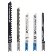 Lames de scie sauteuse tige en U en acier carbone noir