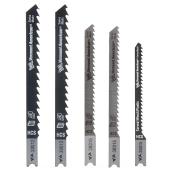 Black Carbon Steel U-Shank Jigsaw Blades