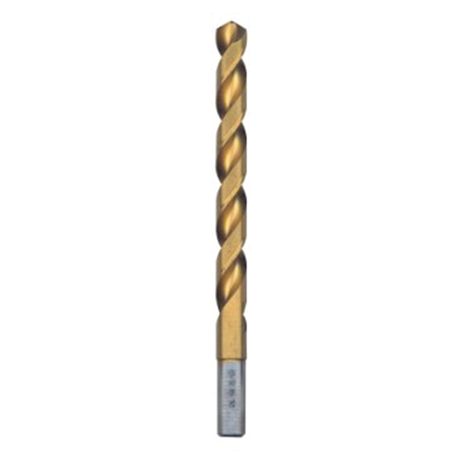 Bosch Titanium-Coated Drill Bit - 13/32-in Dia x 5 1/4-in L - 3-Flat Shank - Double Flute