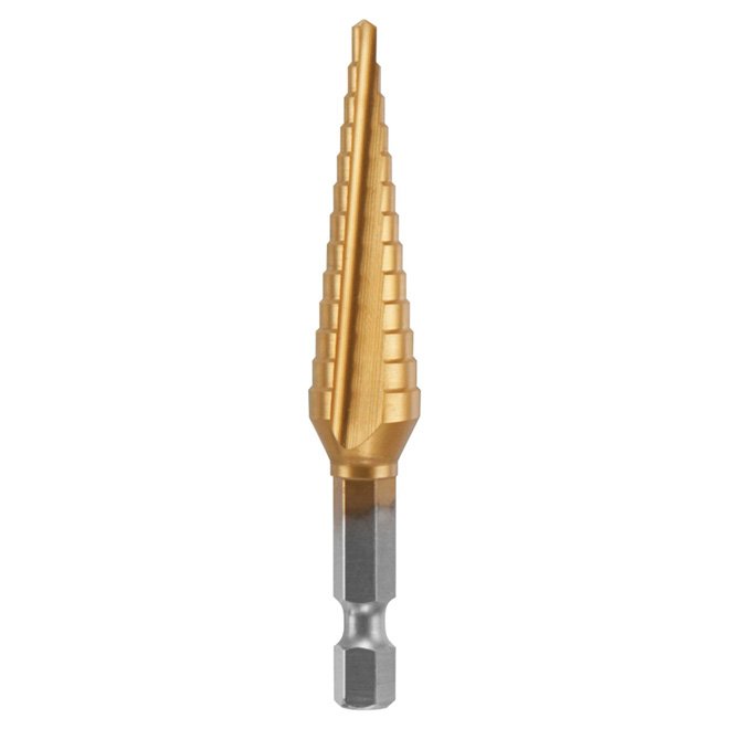 Bosch Masonry Step Drill Bit 1 1 8 in x 1 4 in High Speed Steel