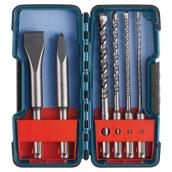 Bosch Masonry Drill Bit Set - Percussion - Carbide - SDS-Plus - Hard Case