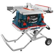 Portable Jobsite REAXX Table Saw with Rolling Stand - 10'' - 15A