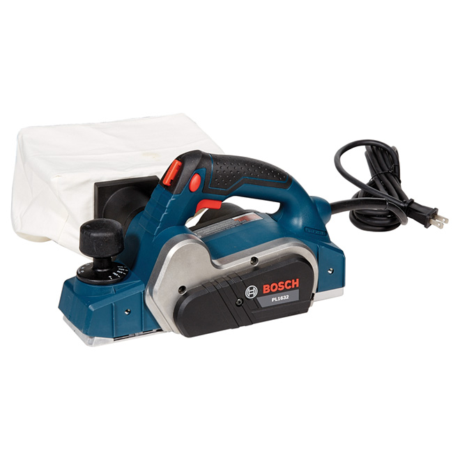 Bosch 3 1/4-in Corded Handheld Planer - 6.5-Amp Motor - 16500 RPM - Dual-Mount Guide Fence - Ambidextrous Lock-Off