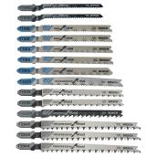Bosch Wood and Metal Jigsaw Blade Kit - T-Shank - High-Speed Steel - Set of 14