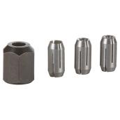 Replacement Collets and Nut Kit - 4 Pieces