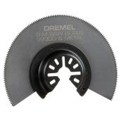 Dremel Multi-Max Flush Cutting Oscillating Blade - 3 7/16-in L x 3 7/16-in W x 1/32-in T - Bi-Metal - Quick Fit