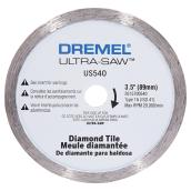 Meule diamantée Ultra-Saw Dremel, 50 grès, 1 par paquet, 3 1/2 po dia