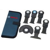 Bosch Starlock Oscillating Multi-Tool Accessory Blades - Black - Set of 6 - Assorted Sizes