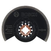 Lame à coulis oscillante Bosch Starlock, grain diamanté, 1 par paquet, 3 po L. x 3 1/2 po l.