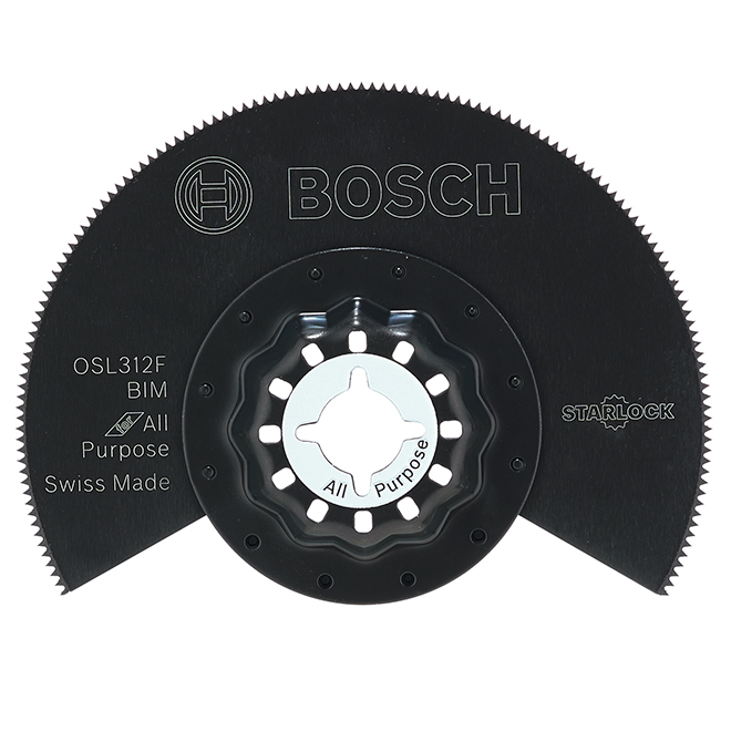 Lame de coupe à ras Bosch Starlock, bimétal, paquet de 1, 3 po L. x 3 1/2 po l.