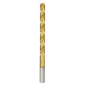 Bosch Titanium-Coated Drill Bit - 17/64-in Dia x 4 1/8-in L - 135° Split Point - 3-Flat Shank