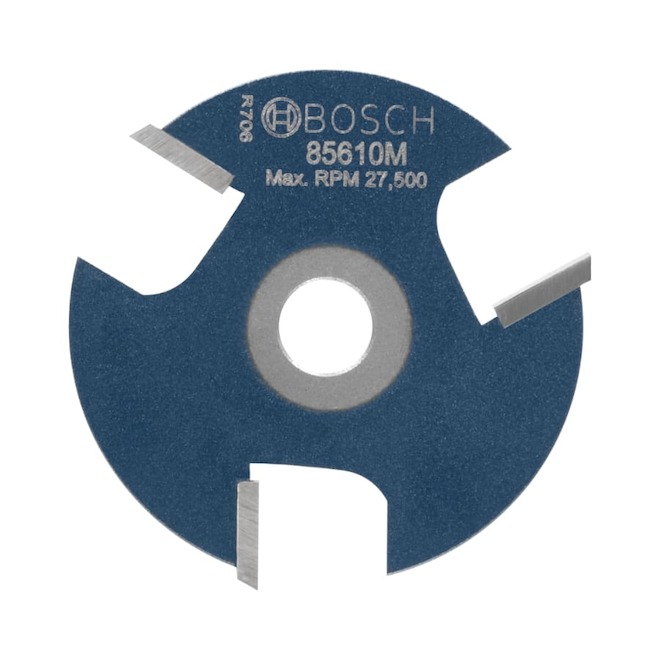 Bosch 1 4 in Carbide Tipped 3 Wing Slotting Cutter Bit