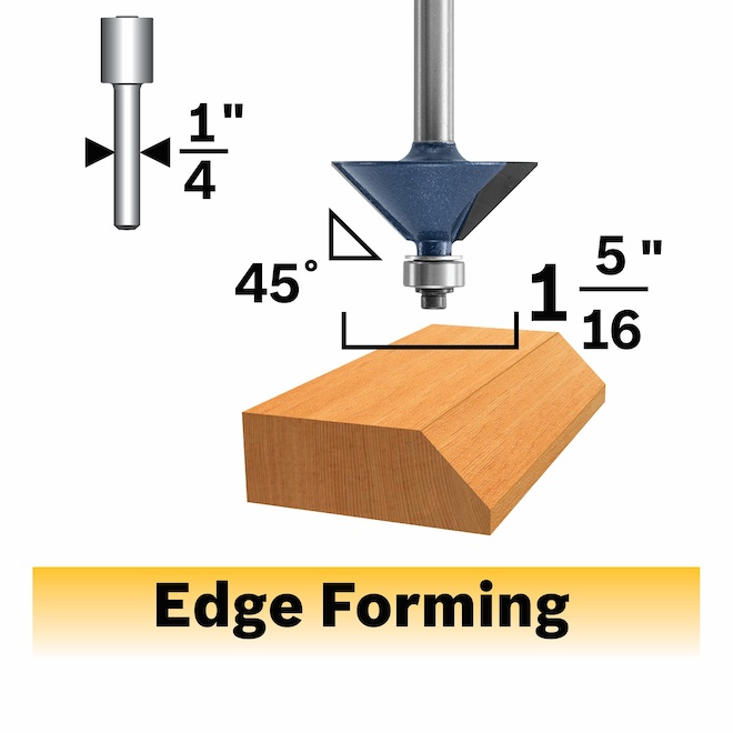 Chamfer bit deals for router