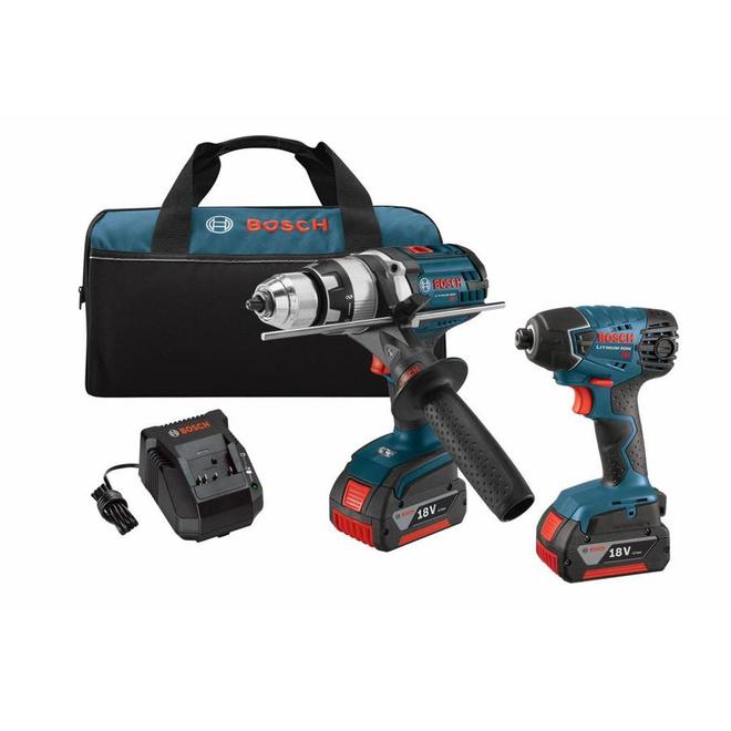 Bosch 2-Tool Power Tool Combo Kit with Soft Case (2-Batteries Included and  Charger Included) in the Power Tool Combo Kits department at