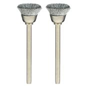 Dremel Carbon Steel Brushes - Silver - 2 Per Pack - 2 1/32-in L x 1/2-in Dia