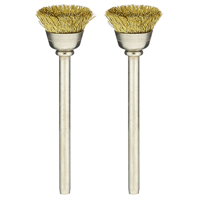 Dremel 536-02 1/2 Brass Brushes (2PK)