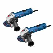 Bosch 4 1/2-in Small Corded Angle Grinders - 7.5-Amp - 11000 RPM - 2-Position Side Handle - 2 Per Pack