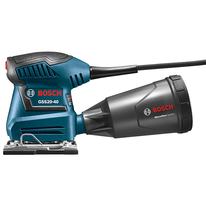 Bosch 1/4-in Sheet Corded Orbital Finishing Sander - 2-Amp Motor - 12000 OPM - Dust Sealed Switch - Traditional Clamp