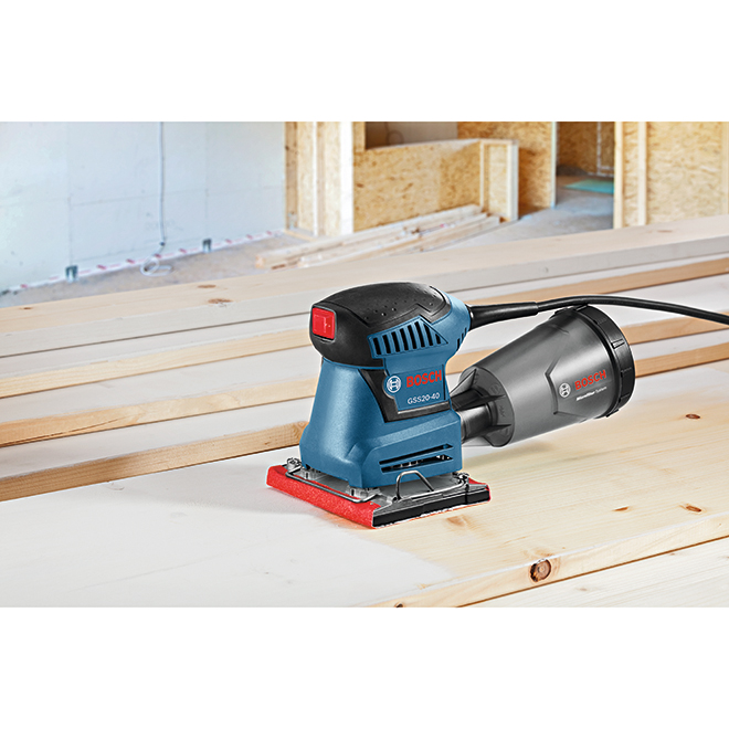 Bosch 1/4-in Sheet Corded Orbital Finishing Sander - 2-Amp Motor - 12000 OPM - Dust Sealed Switch - Traditional Clamp