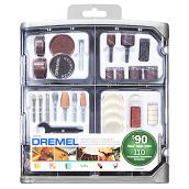 Dremel Multi-Purpose Starter Kit - 110-Piece Set - Assorted Bits and Accessories - Reusable Storage Case