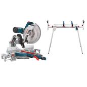 Bosch 12-in Glide Miter Saw with Stand - Composite - 15 A