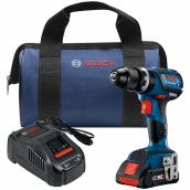 Bosch Connected-Ready 1/2-in Hammer drill with 18-Volt Li-Ion Battery - Brushless Motor - LED Light
