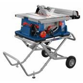 Bosch 4100XC-10 120 V 10-in Carbide-Tipped Worksite Corded Table Saw with Gravity-Rise Wheeled Stand