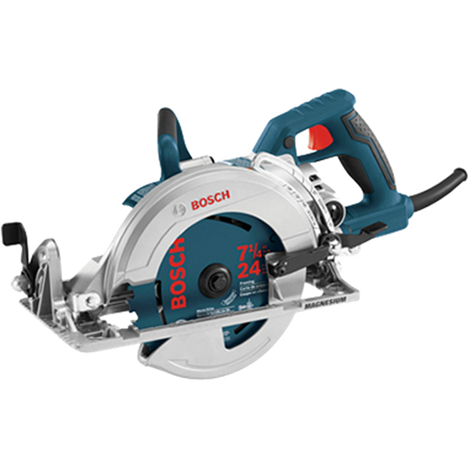 Bosch Professional Worm Drive Circular Saw 7 1/4-in with Left Side Blade