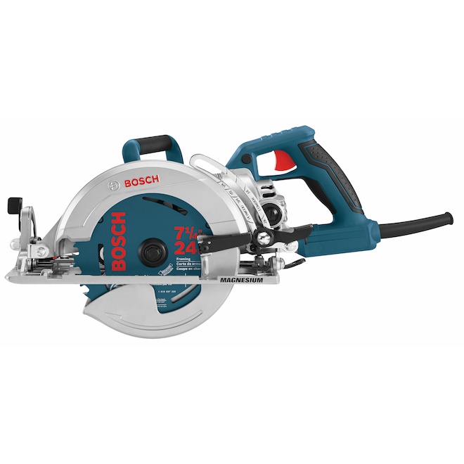 Bosch Professional Worm Drive Circular Saw 7 1/4-in with Left Side Blade