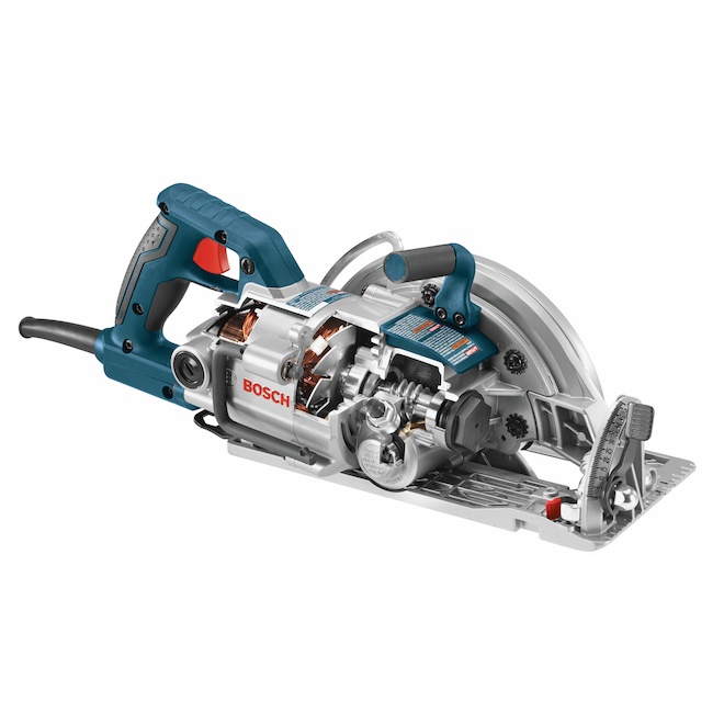 Bosch Professional Worm Drive Circular Saw 7 1/4-in with Left Side Blade