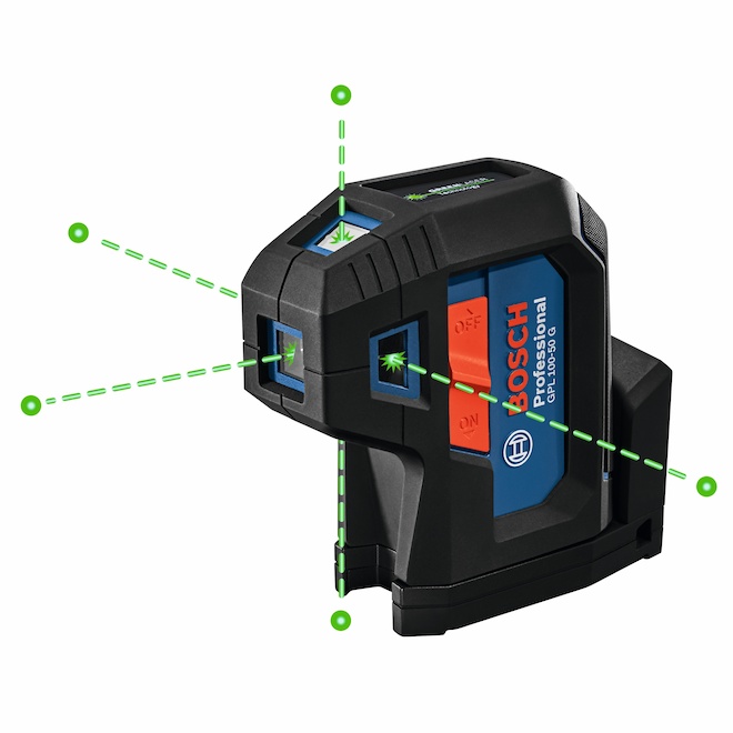 Bosch Green-Beam Five-Point Self-Leveling Alignment Laser