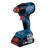 Bosch Freak 18V Brushless 1/4-in and 1/2-in Two-In-One Bit/Socket Impact Driver (Bare Tool)