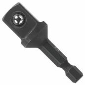 Bosch Impact Drill/Driver Steel Socket Adapter - 1/4 x 1/2-in - Hex Shank